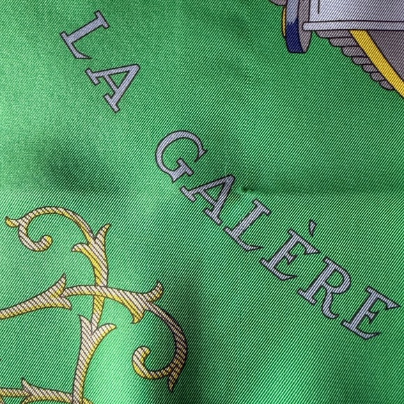 Rare! Vintage Hermes Scarf 100 % Silk by Hugo Grygkar in 1953 NY Estate Sale - Picture 6 of 10